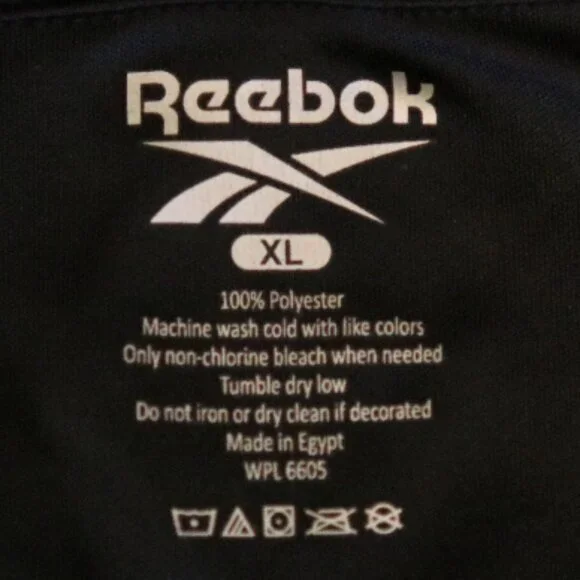 Reebok 100% Polyester embroidered ¼ zip pullover Size XL Brand new with tags - Picture 2 of 5